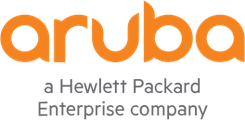 Aruba, a Hewlett Packard Enterprise company logo